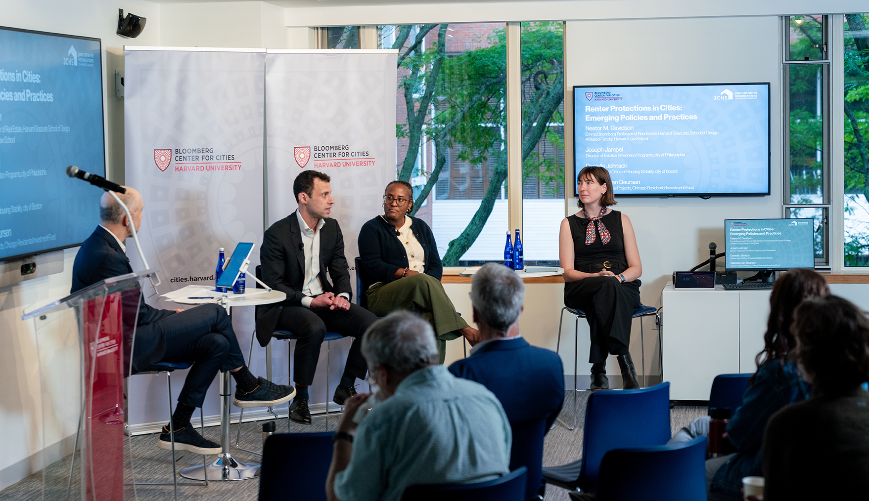 Housing officials speak at the Bloomberg Center for Cities