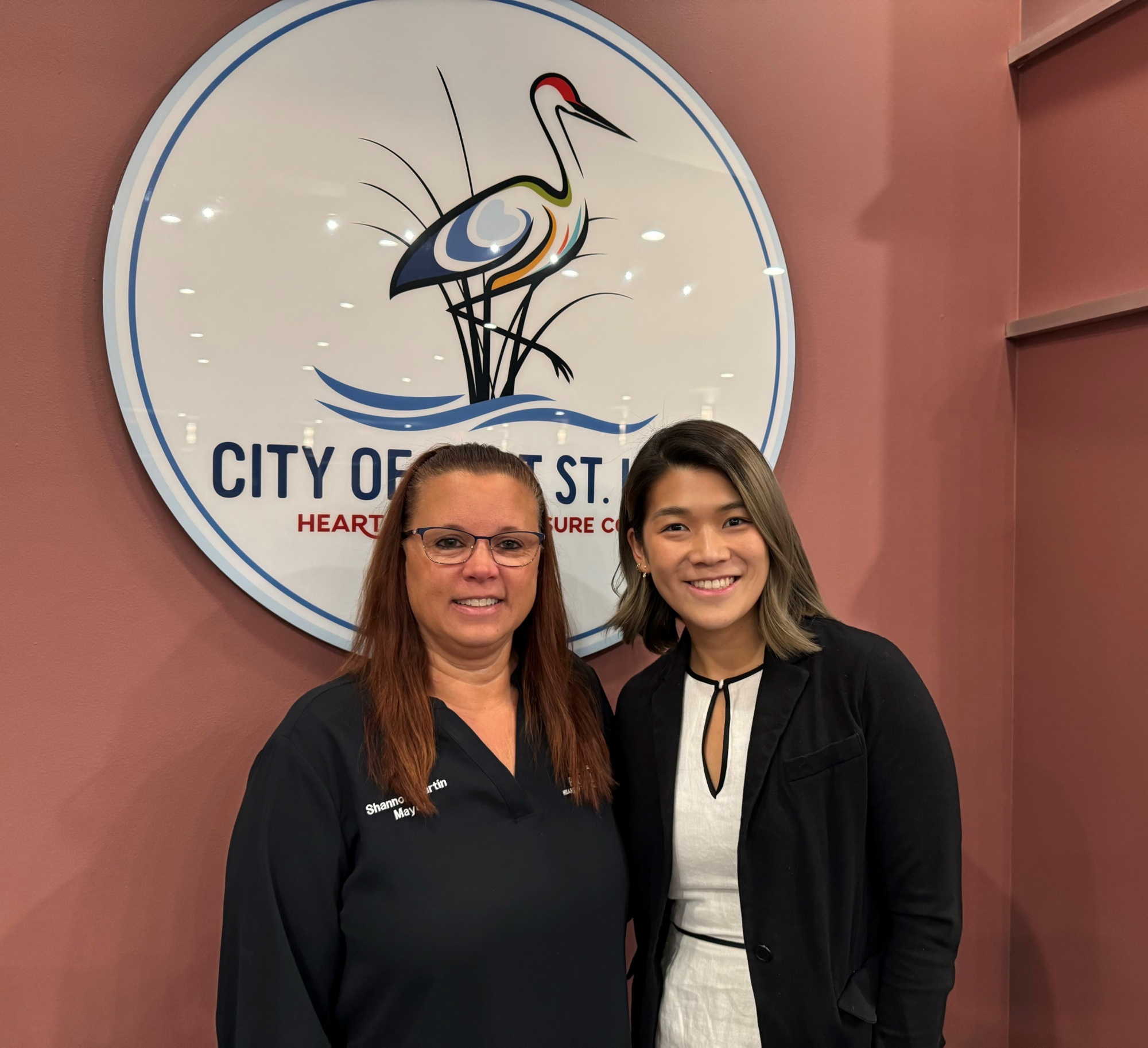Mayor and Nikki Zheng